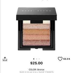 Bobbi Brown MINI shimmer brick highlighter